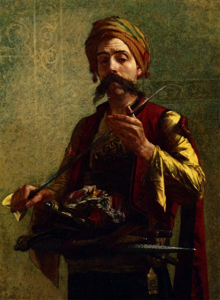 Main Product Photo of The Turkish Soldier Painting by Francis Davis Millet
