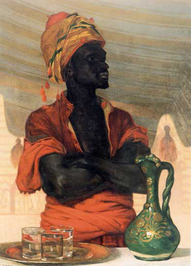 Main Product Photo of Turkish Water Seller Painting by Francis Davis Millet