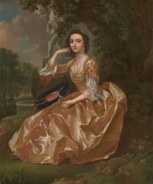 Mrs. Mary Chauncey by Francis Hayman Oil Painting