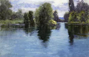 River View by Francis Hopkinson Smith - Oil Painting Reproduction