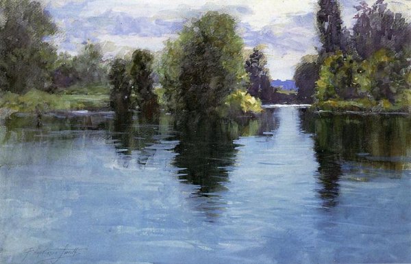 Main Product Photo of River View Painting by Francis Hopkinson Smith