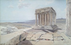 Temple of the Wingless Victory by Francis Hopkinson Smith Oil Painting