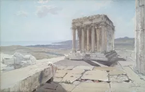 Temple of the Wingless Victory by Francis Hopkinson Smith Oil Painting