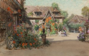 The Inn of Will by Francis Hopkinson Smith Oil Painting