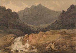 Cader Idris, North Wales by Francis Nicholson Oil Painting