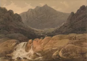 Cader Idris, North Wales Oil painting by Francis Nicholson
