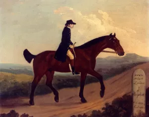 A Horseman On The Road To Bagshot by Francis Sartorius - Oil Painting Reproduction