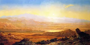 South Pass, Wind River Mountains, Wyoming Oil painting by Francis Shedd Frost