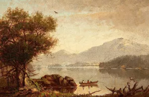 View of Lake George by Francis Shedd Frost Oil Painting