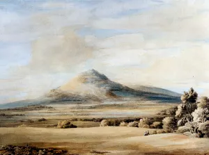 A View Of The Wrekin In Shropshire Going From Wenlock To Shrewbury by Francis Towne - Oil Painting Reproduction