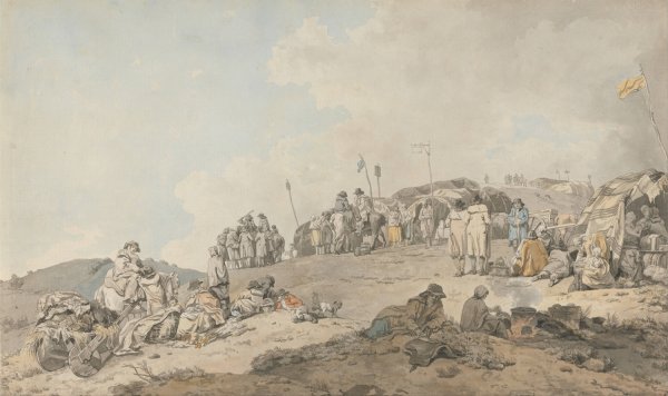 Donnybrook Fair  by Francis Wheatley - Hand-Painted Oil Painting Reproduction