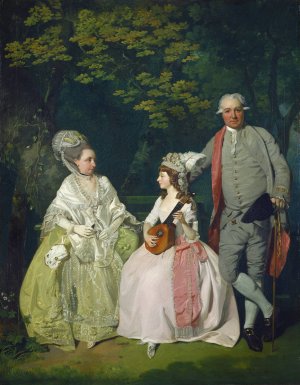 Family Group by Francis Wheatley Oil Painting