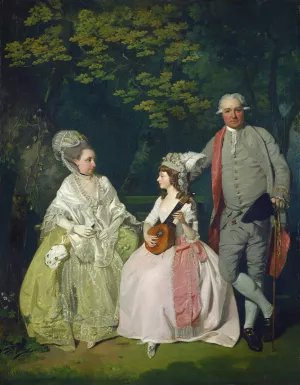 Family Group by Francis Wheatley Oil Painting