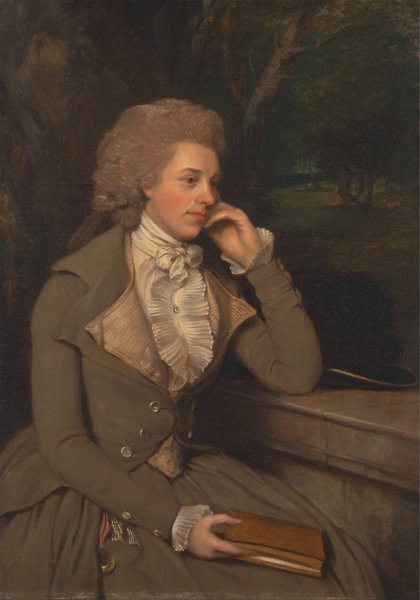 Mrs. Stevens by Francis Wheatley - Hand-Painted Oil Painting Reproduction