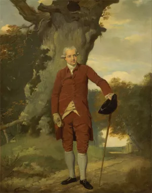 Portrait Of A Man, Possibly Mr. Barclay Oil painting by Francis Wheatley