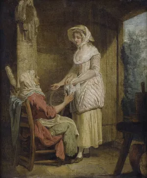 The Affectionate Daughter Oil painting by Francis Wheatley