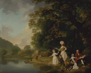 The Browne Family Oil painting by Francis Wheatley