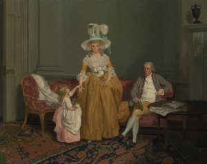 The Saithwaite Family by Francis Wheatley Oil Painting