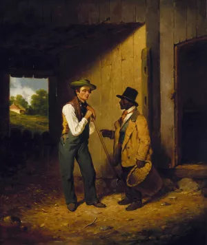 All Talk and No Work by Francis William Edmonds Oil Painting