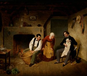 The Speculator by Francis William Edmonds Oil Painting