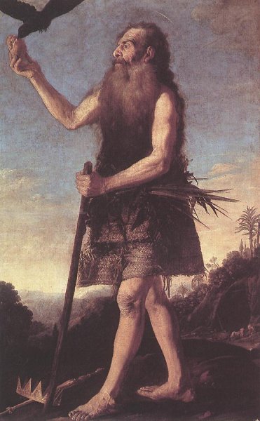Main Product Photo of St Onuphrius Painting by Francisco Collantes
