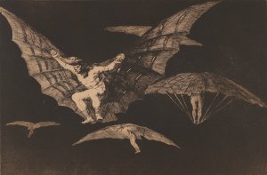 3 Bll. aus 'Los Proverbios' by Francisco De Goya Oil Painting