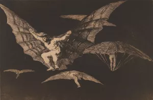 3 Bll. aus 'Los Proverbios' by Francisco De Goya Oil Painting
