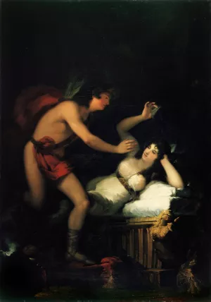 Allegory of Love, Cupid and Psyche by Francisco De Goya Oil Painting