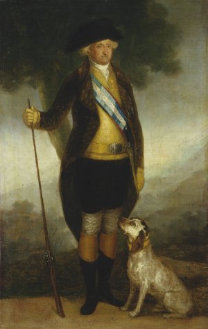 Charles IV of Spain as Huntsman by Francisco De Goya Oil Painting