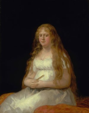 Josefa de Castilla Portugal y van Asbrock de Garcini by Francisco De Goya Oil Painting