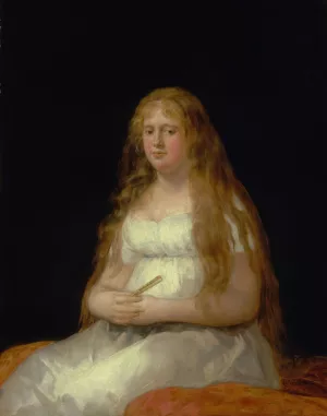 Josefa de Castilla Portugal y van Asbrock de Garcini by Francisco De Goya Oil Painting