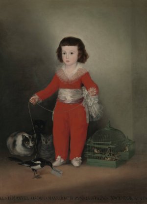 Manuel Osorio Manrique de Zuniga by Francisco De Goya Oil Painting