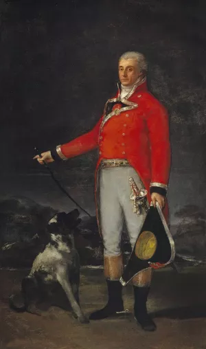 Ortrait of Don Tadeo Bravo De Rivero Oil painting by Francisco De Goya