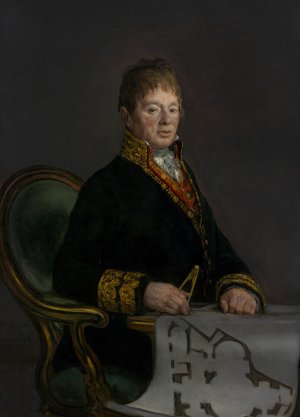 Portrait of Don Juan Antonio Cuervo by Francisco De Goya Oil Painting