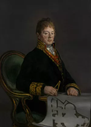 Portrait of Don Juan Antonio Cuervo by Francisco De Goya Oil Painting