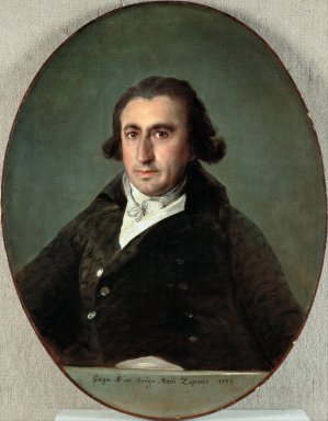 Portrait of Martin Zapater by Francisco De Goya Oil Painting