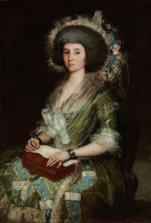 Portrait of Senora Cean Bermudez by Francisco De Goya Oil Painting