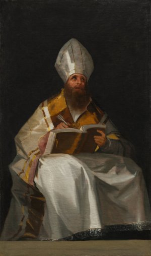 Saint Ambrose by Francisco De Goya Oil Painting