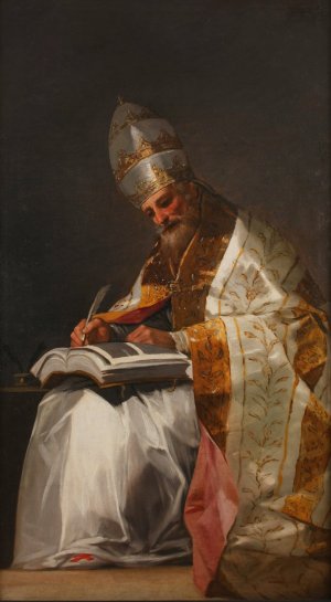 Saint Gregory the Great, Pope by Francisco De Goya Oil Painting