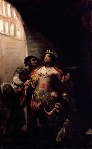 St Hermenegild in Prision by Francisco De Goya Oil Painting