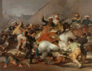 The Charge of the Mamelukes by Francisco De Goya Oil Painting