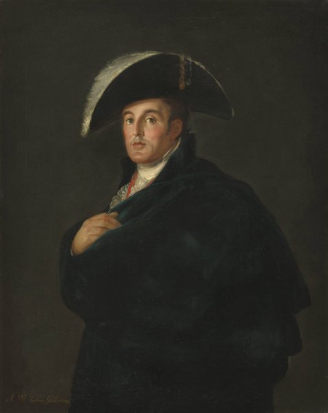 The Duke of Wellington  by Francisco De Goya - Hand-Painted Oil Painting Reproduction