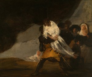 The Hanged Monk by Francisco De Goya Oil Painting