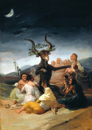 The Sabbath of witches by Francisco De Goya Oil Painting
