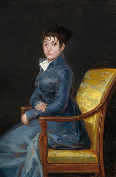 Therese Louise de Sureda  by Francisco De Goya - Hand-Painted Oil Painting Reproduction