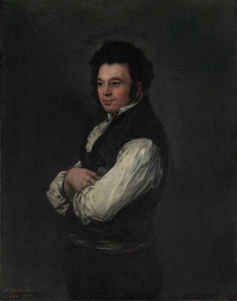 Tiburcio Perez y Cuervo  by Francisco De Goya - Hand-Painted Oil Painting Reproduction