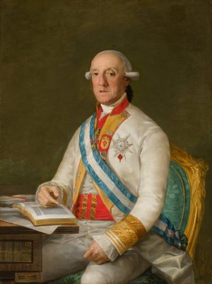 Vicente Maria De Vera De Aragon, Duque De La Roca by Francisco De Goya Oil Painting