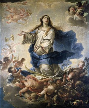 Immaculate Conception Oil painting by Francisco De Solis