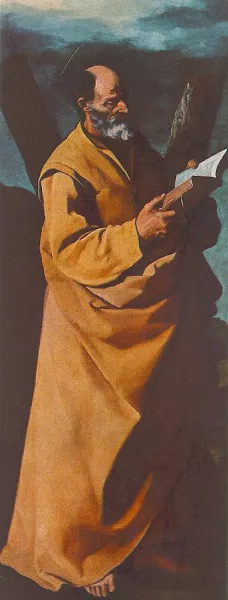 Apostle St Andrew by Francisco De Zurbaran Oil Painting