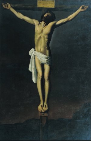 Christ Crucified by Francisco De Zurbaran Oil Painting